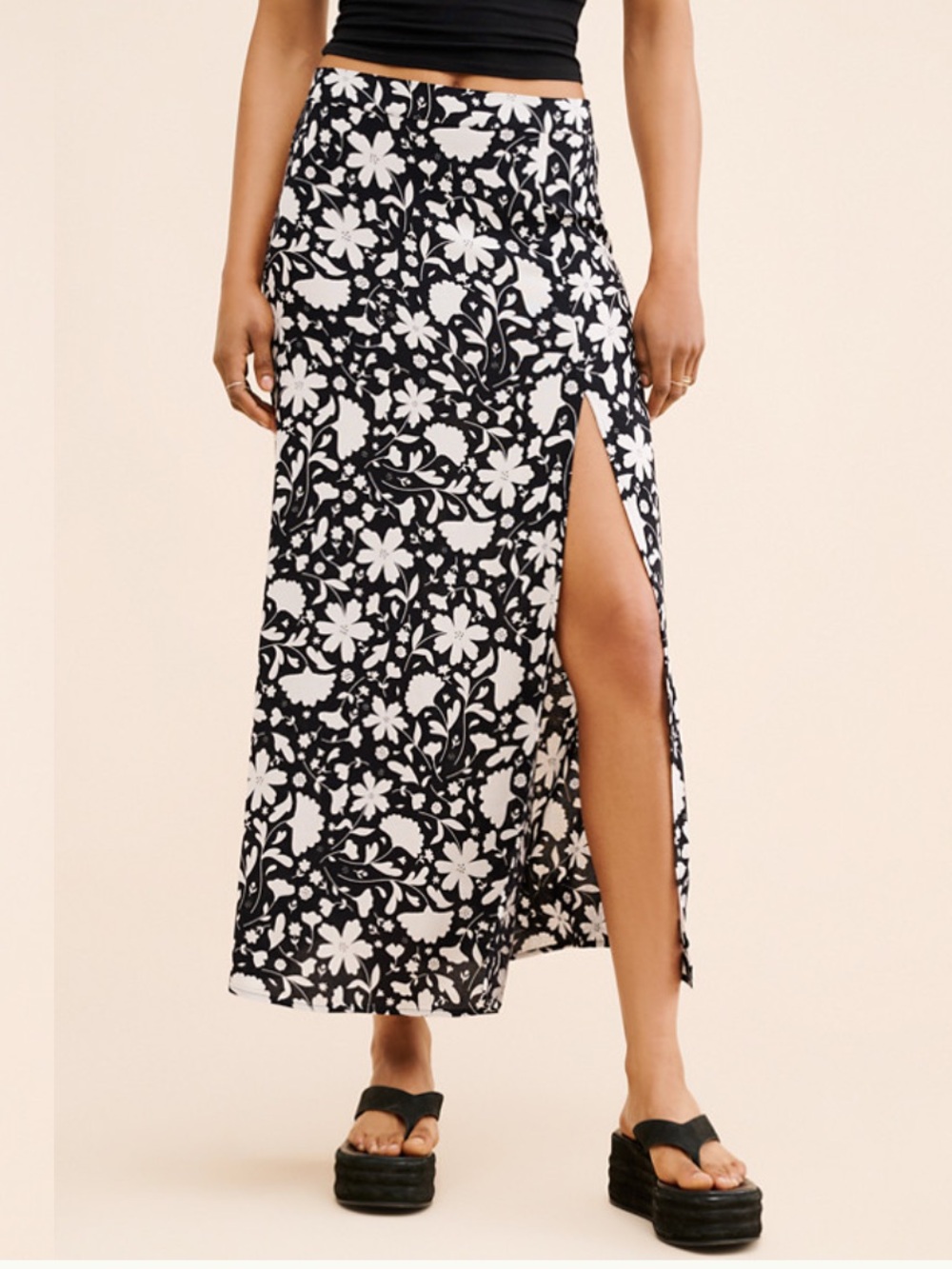 Saltwater Lux Floral Narissa Midi Skirt | EUC | XS